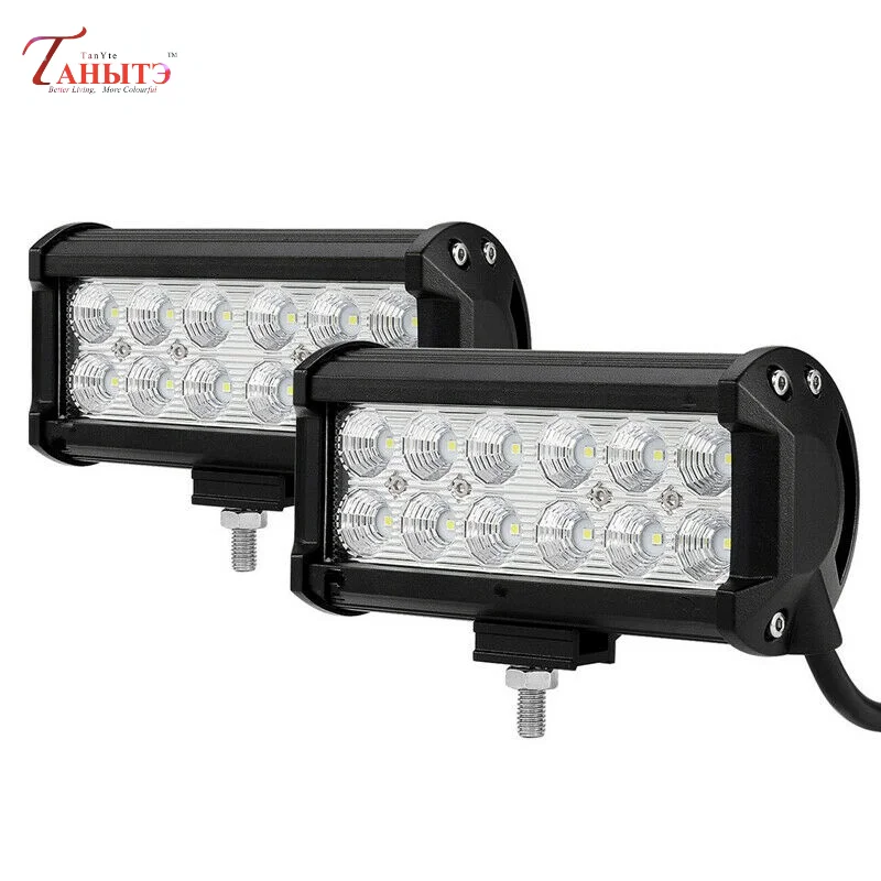

1Piece 7 inch 36w Led Light Bars Offroad Spot Work Light Fog Driving Light Pods Spot Beam for Off-road SUV Boat Car Accessories