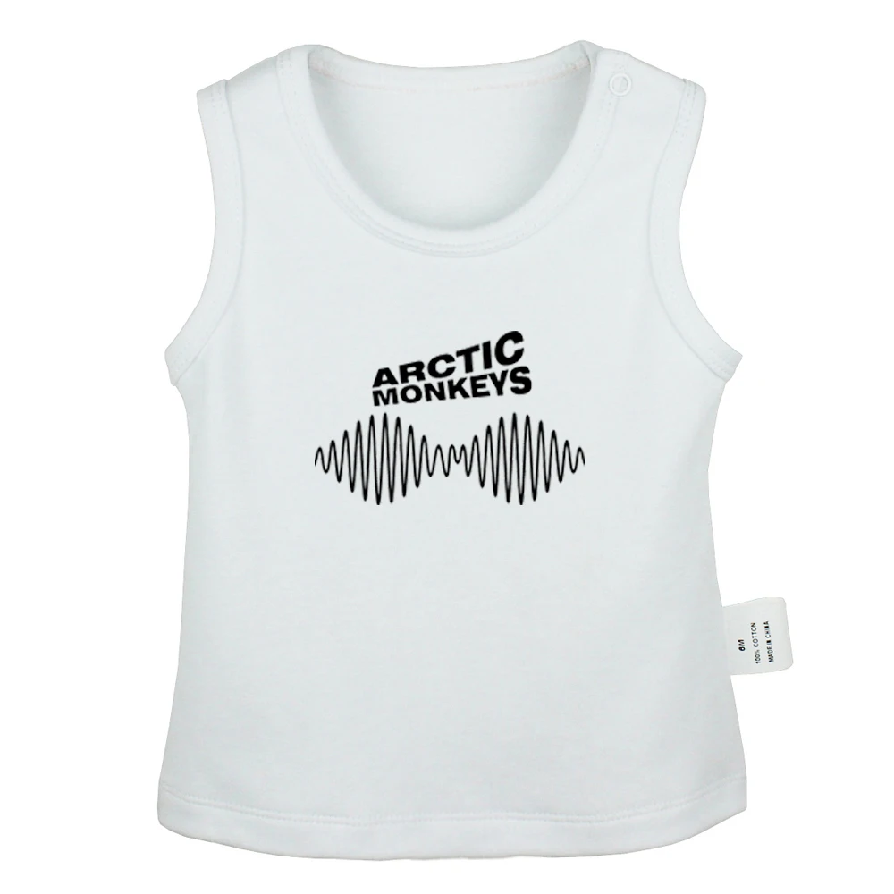 JbBabyYV047W Arctic Monkeys рок-группа Мода мышей и мужчин группа новорожденных детские майки футболки жилет для малышей хлопковая одежда для новорожденных без рукавов - Цвет: JbBabyYV047W