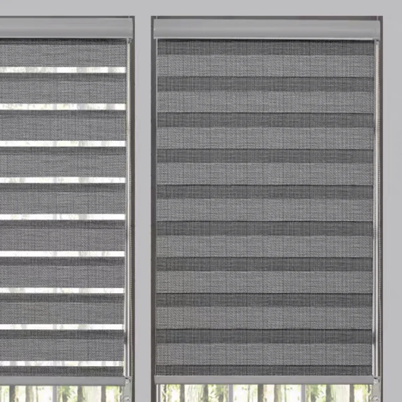 Бесплатная доставка Зебра жалюзи двухслойные рулонные для окон сделанные