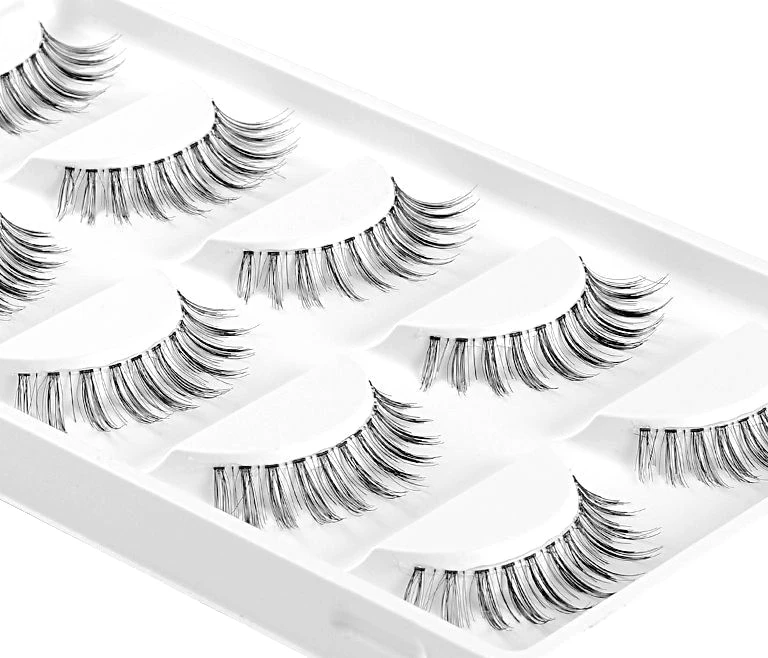 CLOTHOBEAUTY 5 пар накладных ресниц, тонкие накладные ресницы для наращивания ручной работы, натуральные мягкие невидимые ресницы, длинный толстый многоразовый макияж