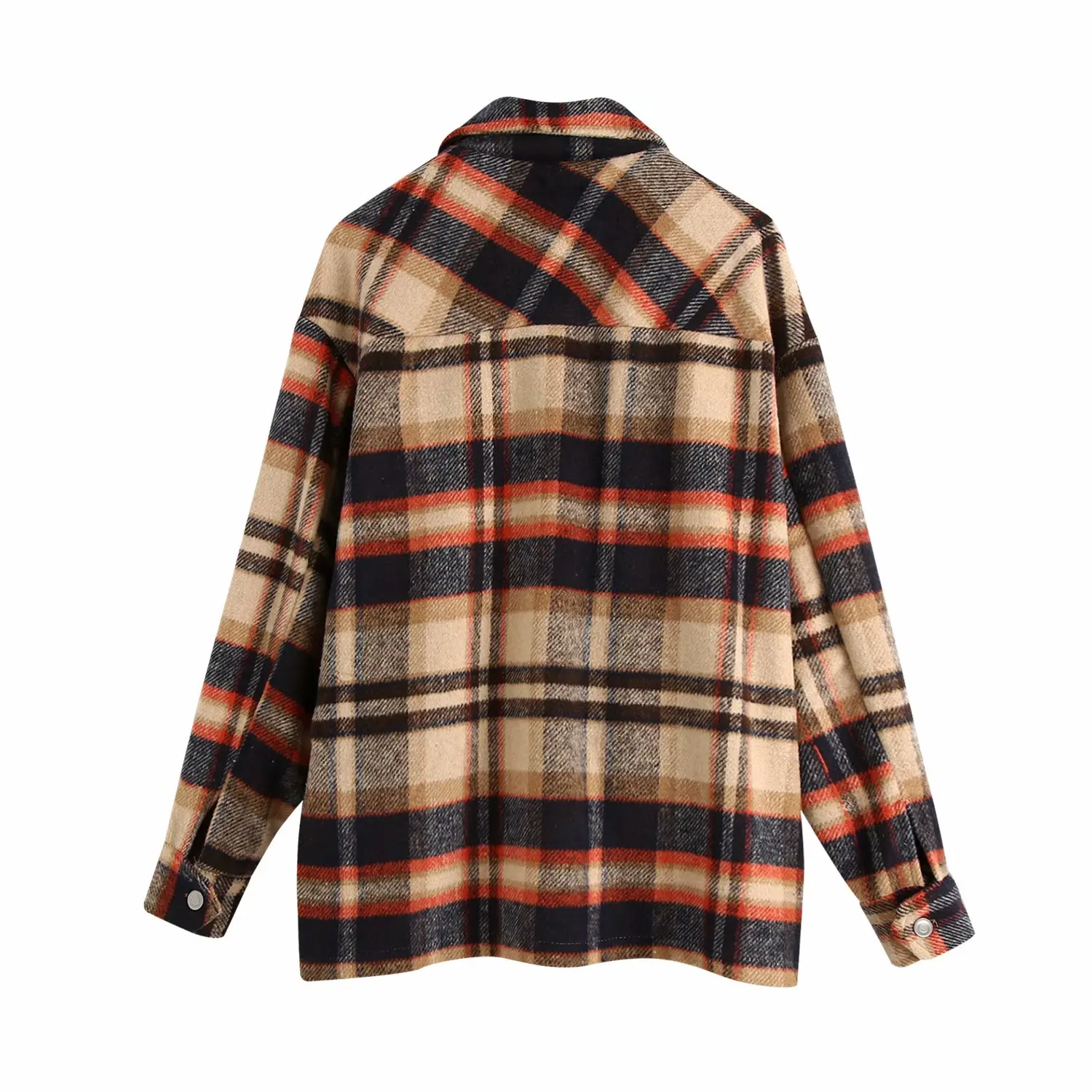 

Korean blouse women long sleeve plus size blouse elegant oversized shirt harajuku button up plaid shirt vintage