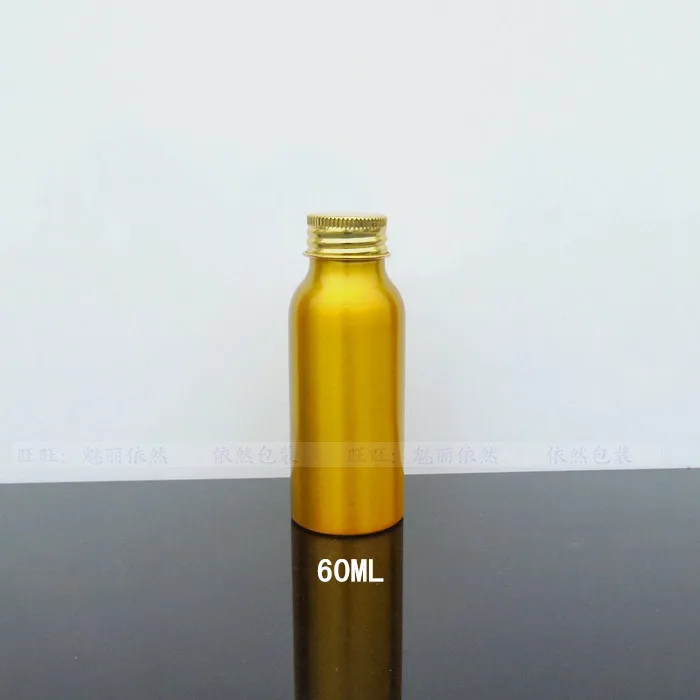 

30/50pcs 30/50/60/80/100ml Aluminum gold empty bottle Capsule bottle Screw cap cosmetic jar Sample travel subpackage bottles