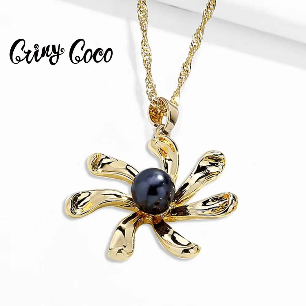 Cring Coco первоначальное жемчужное ожерелье подвески для женщин трендовые Девушки