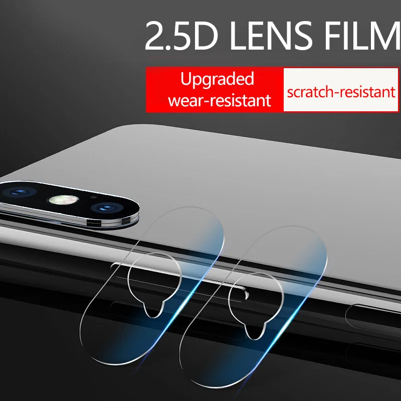 ONEVAN для iPhone X XS MAX 8 7 Plus закаленное стекло задняя линза Защитная камеры Защита