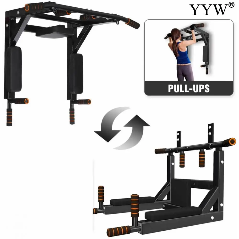 Новые Настенные горизонтальные стержни из стали 350 кг для домашнего тренажерного