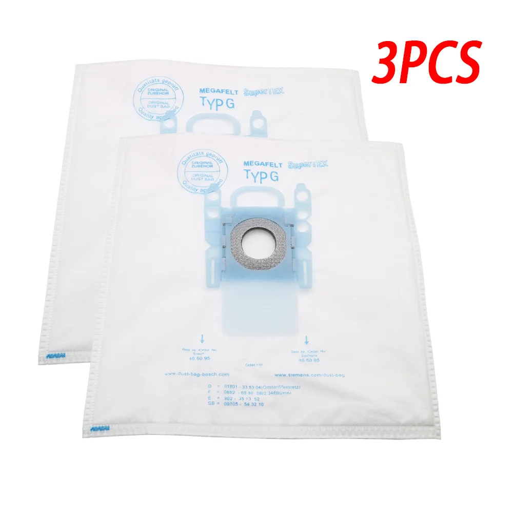 

Мешок для пыли для пылесоса Bosch Siemens BGL45 VSZ5 VSM5 VSZ6 VS07 VSQ4 VSQ5 BSG7 BSD2800/05 BSD2800/06 BSG6 GL30, мешки типа G