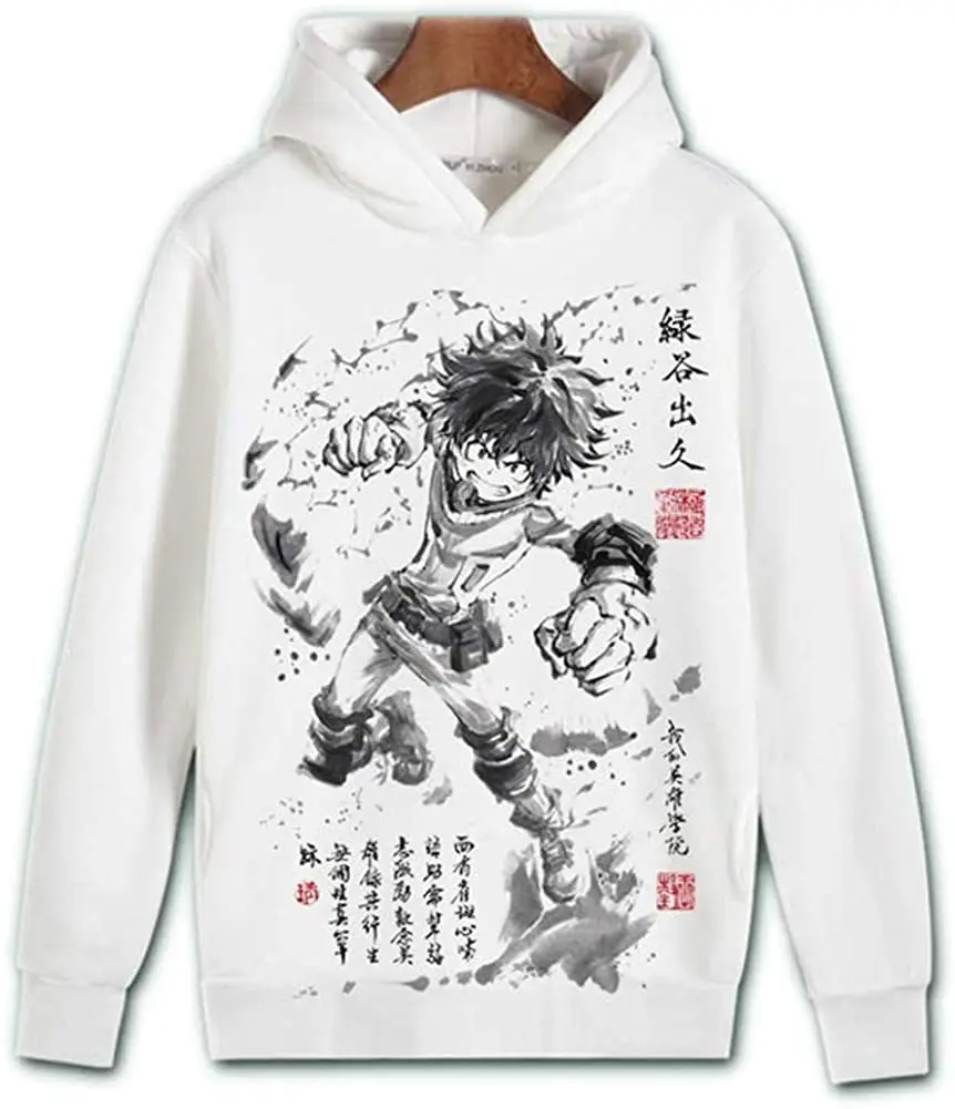

Boku No Hero Academia Pullover Hoodie My Hero Academia Cosplay Costume Unisex Anime Designer Sweatshirt Harajuku Hoodie