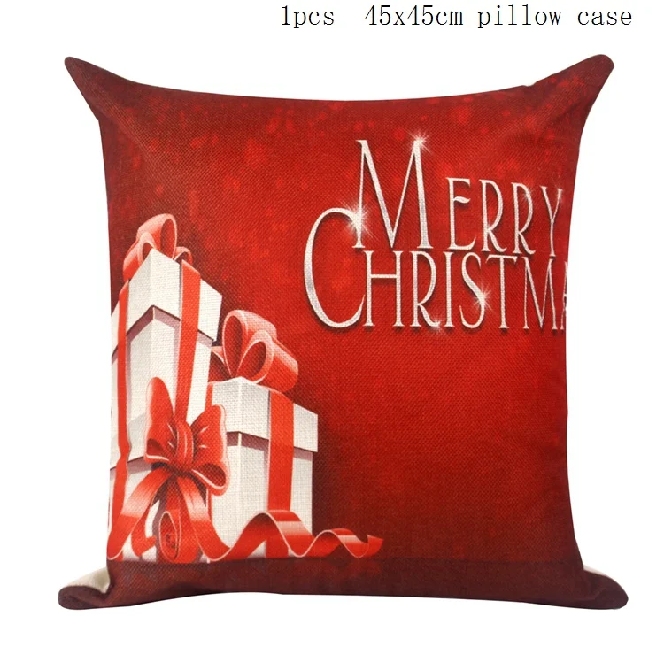 style 24 QIFU Merry Christmas Наволочка украшения Рождественские украшения для дома Navidad Natal Noel новогодние подарки - Цвет: style 24