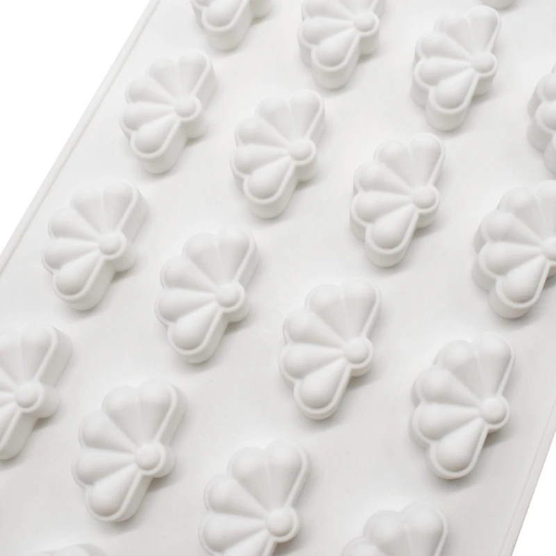 24 полости вентилятор Форма силиконовые формы Fondant (сахарная) форма для торта