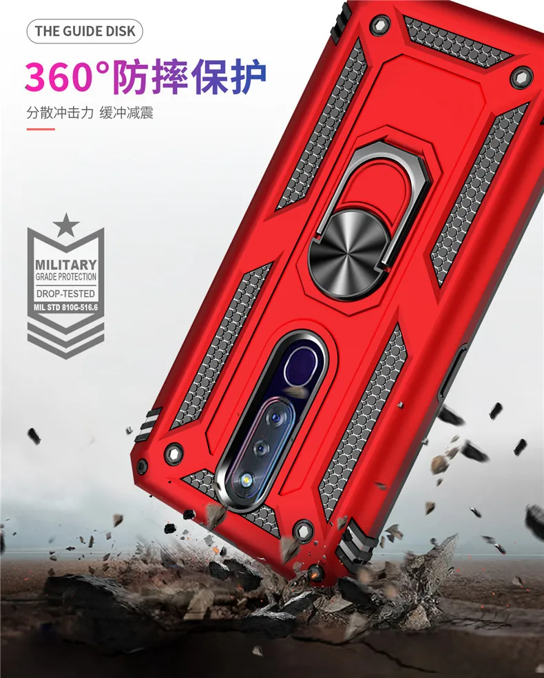 Car Magnetic Case For OPPO A37 A39 A57 A5 A3S A59 F1S A71 A77 F3 A83 F11 Pro R19 F5 R11S Plus R15 R17 Anti Drop Cover |