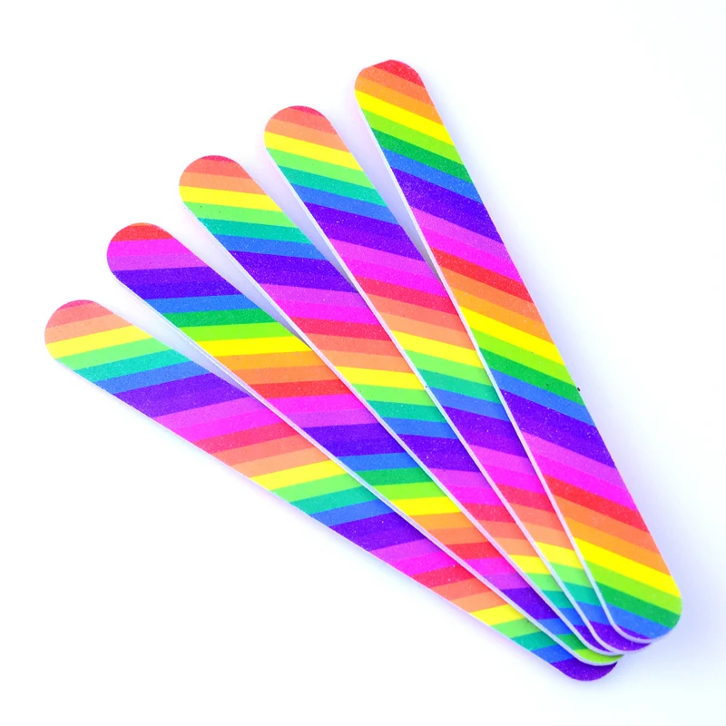 Высокое качество 5 шт./лот пилочка для ногтей буферный блок деревянные пилки