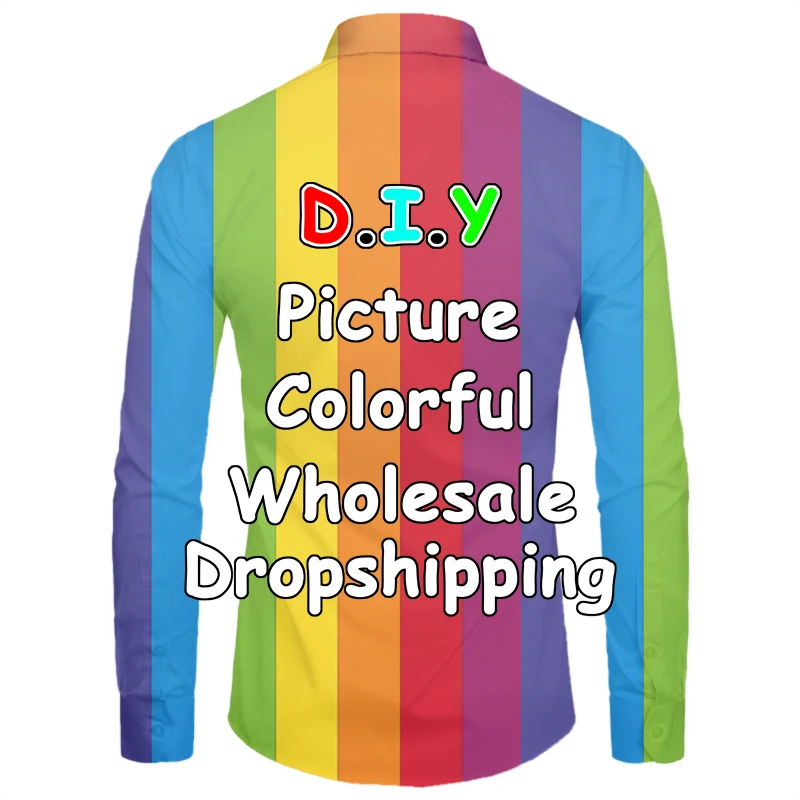 Рубашка мужская с длинным рукавом модная блуза 3D-принтом черепа/цветка розы