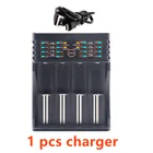 100% 18650 Батарея 3,7 в 19800 мАч перезаряжаемый li-ion аккумулятор для светодиодного фонарика батарея 18650 батарея оптовая торговля + USB зарядное устройство