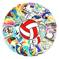 103050pcs cartoon volleyball sports enthusiasts graffiti stickers luggage skateboard mobile phone diy cute stickers wholesale