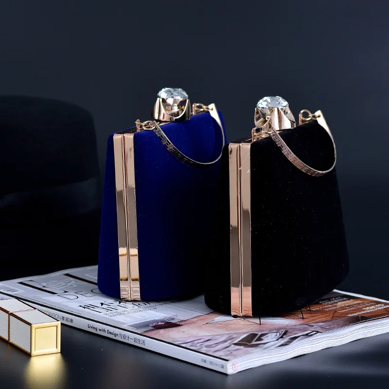 SEKUSA bolsa feminina Модный женский вечерний клатч сумочка с бриллиантами металлическая