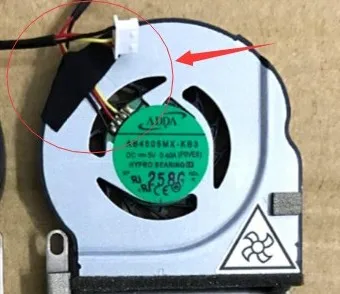 3-wire fan Ноутбук процессор радиатор вентилятор охлаждения для Acer Aspire One 522H 722H 522 722 радиатор вентилятор AB4605HX-KB3 EF40050V1-C030-G99 - Цвет: 3-wire fan