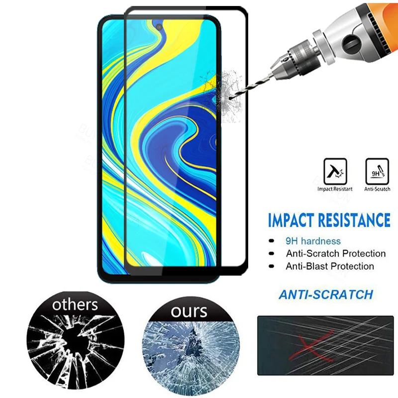 1-2 шт. закаленное стекло для Xiaomi Redmi Note 9S Защитная пленка Xiami Xaomi redme Readmi 9s 9A 9C 9 Pro Glas |