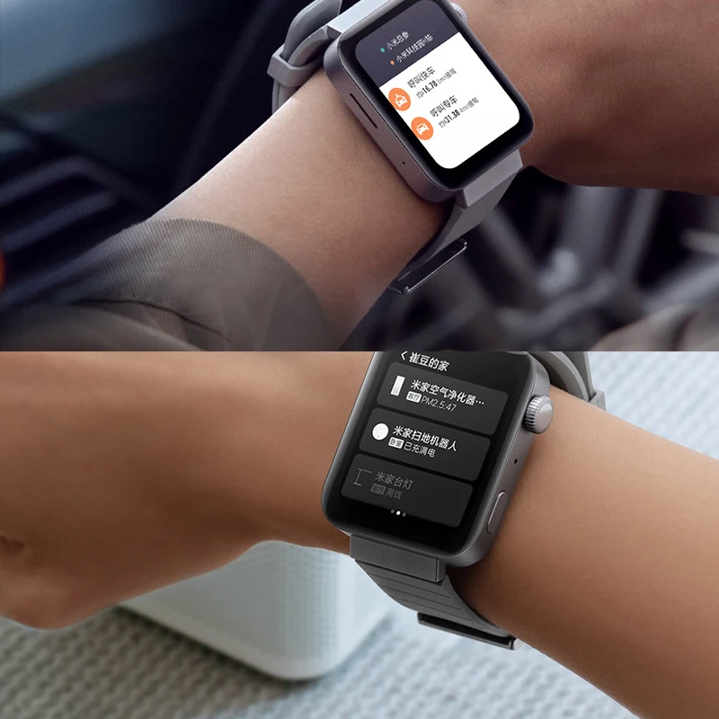 Смарт часы Xiaomi MI GPS NFC WIFI ESIM PhoneCall браслет на Android наручные спортивные Bluetooth фитнес