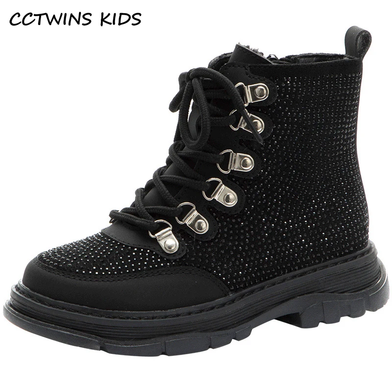 

Ботинки для девочек CCTWINS, зимние, со стразами, теплые, FB1913, 2020