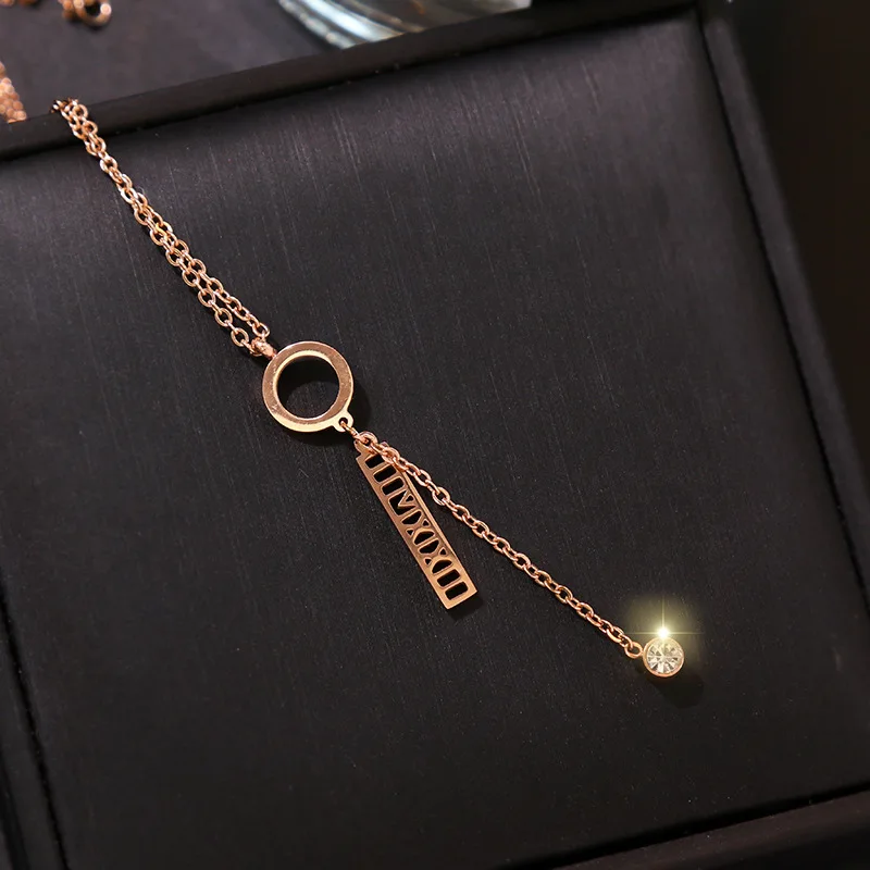 Ожерелье из титановой стали в японском и южнокорейском стиле 2020 Новая модная