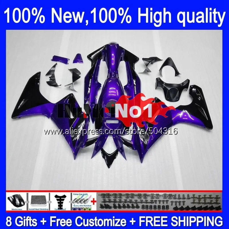 

+Tank For HONDA CBR125R CBR-125R 02 03 2004 2005 2006 124MC.7 CBR125RR CBR 125CC 125R 2002 2003 04 05 06 Fairings purple glossy