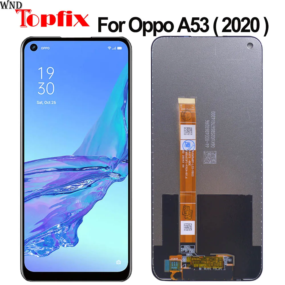 Pantalla LCD probada para OPPO A53 2020, montaje de digitalizador con pantalla t&aacute;ctil de 6,5 pulgadas, repuesto para Oppo A53, CPH2127, 100%-0
