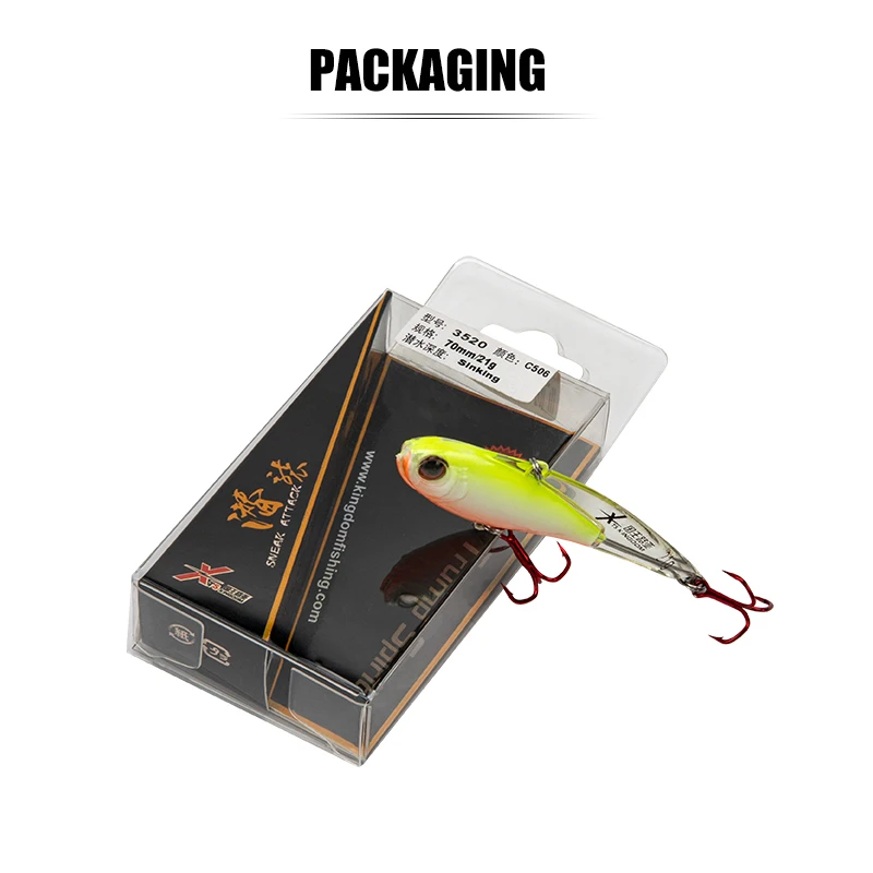 

Kingdom Fishing Lures Sinking VIB 7g 10.5g 14g 21g 28g 36g Fishing Wobblers Trout Lures Artificial Hard Baits For Perch Bass