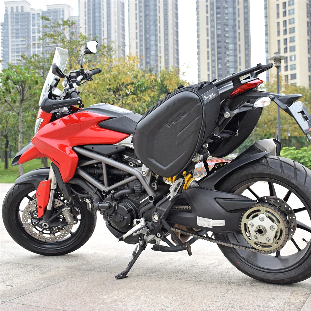 GHOST RACING водонепроницаемая сумка для мотоцикла 36L- 58L седло из углеродного волокна