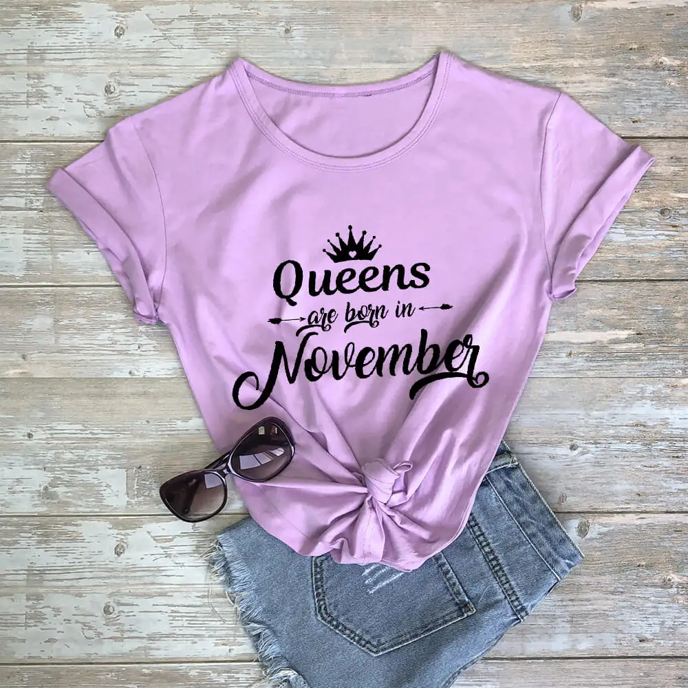 Футболка для дня рождения Новое поступление Повседневная забавная футболка из