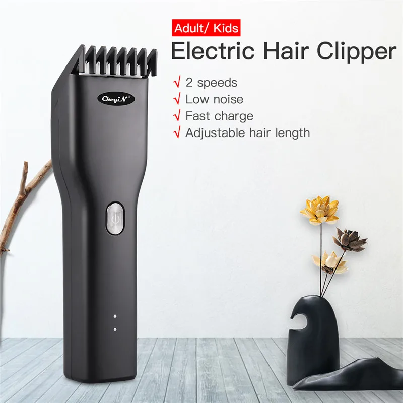 

Powerful Hair Clipper Men Electric Cutting Machine Hair Clipper Hairdress Haircut Shaver Adjustable Blade Comb Low Noise