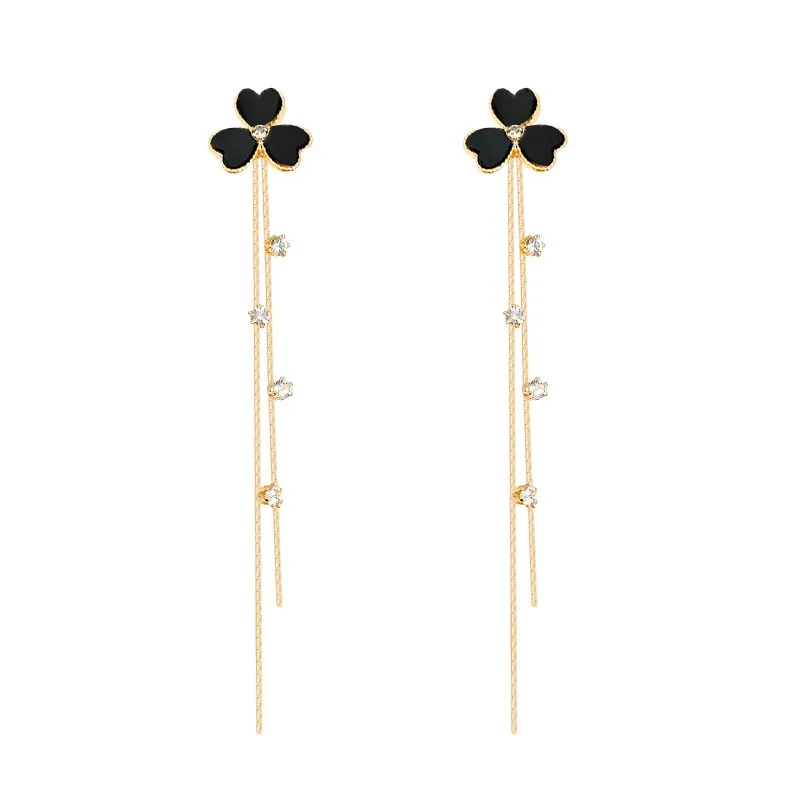 aretes de mujer Women Ear Studs Fashion Line Rhinestones Zircon Earrings Hook Clip Stud Jewelry New Woman's accesories | Украшения и