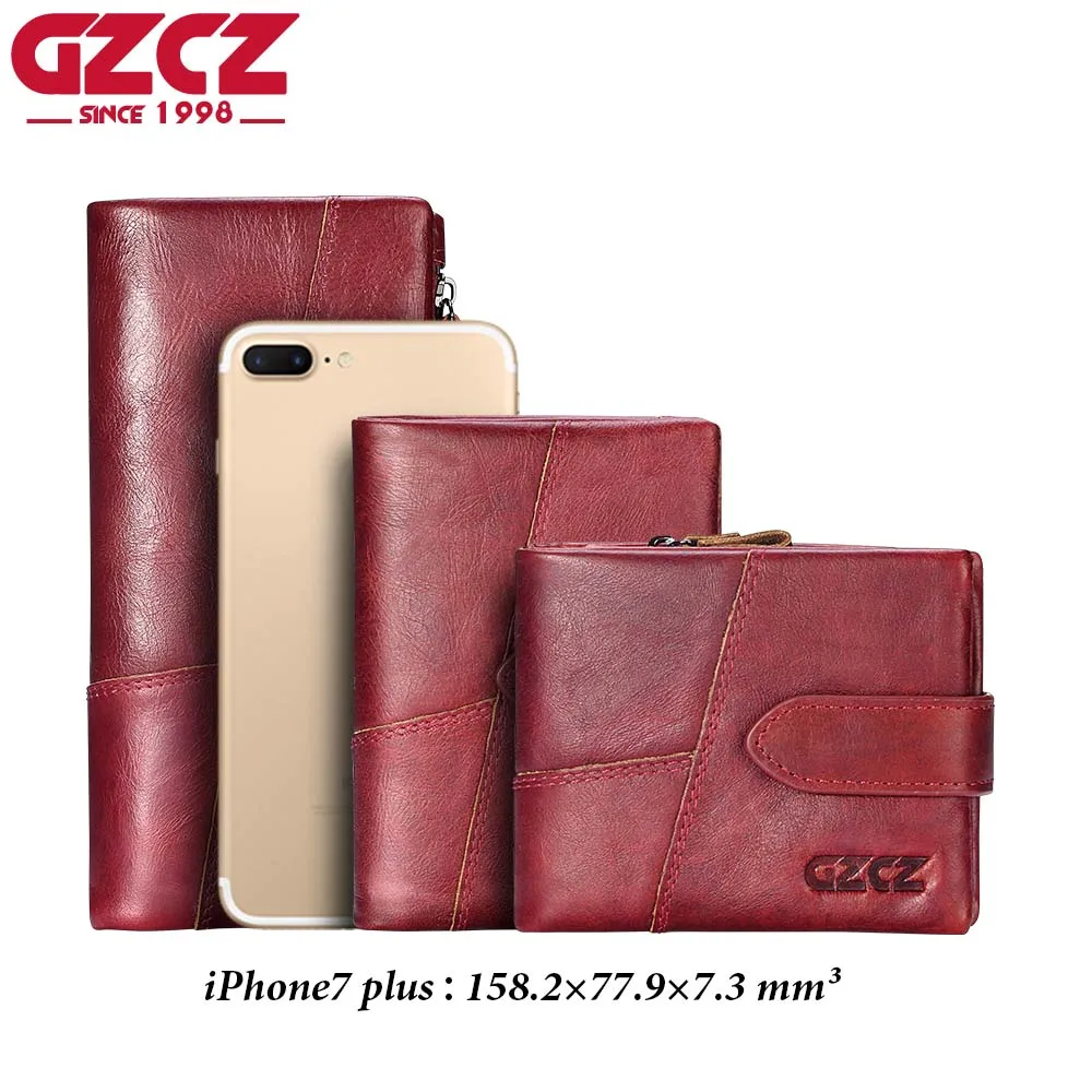 Женский кошелек из натуральной кожи GZCZ 2020|women long wallet|long walletlong wallet brand |