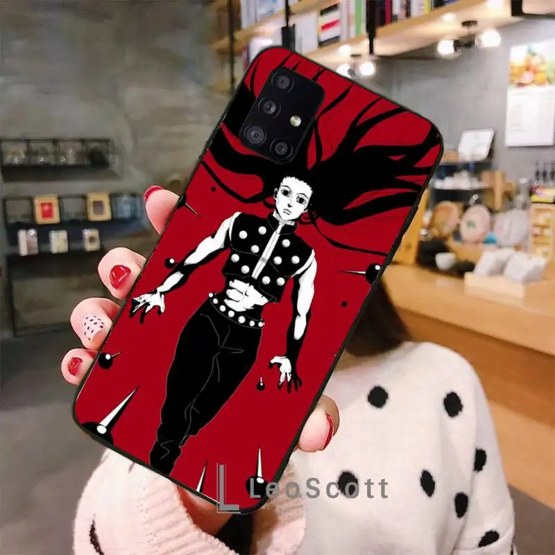 

Illumi Zoldyck Hunter x Hunter Phone Case For Samsung A40 A50 A51 A71 A20E A20S S8 S9 S10 S20 Plus note 20 ultra 4G 5G