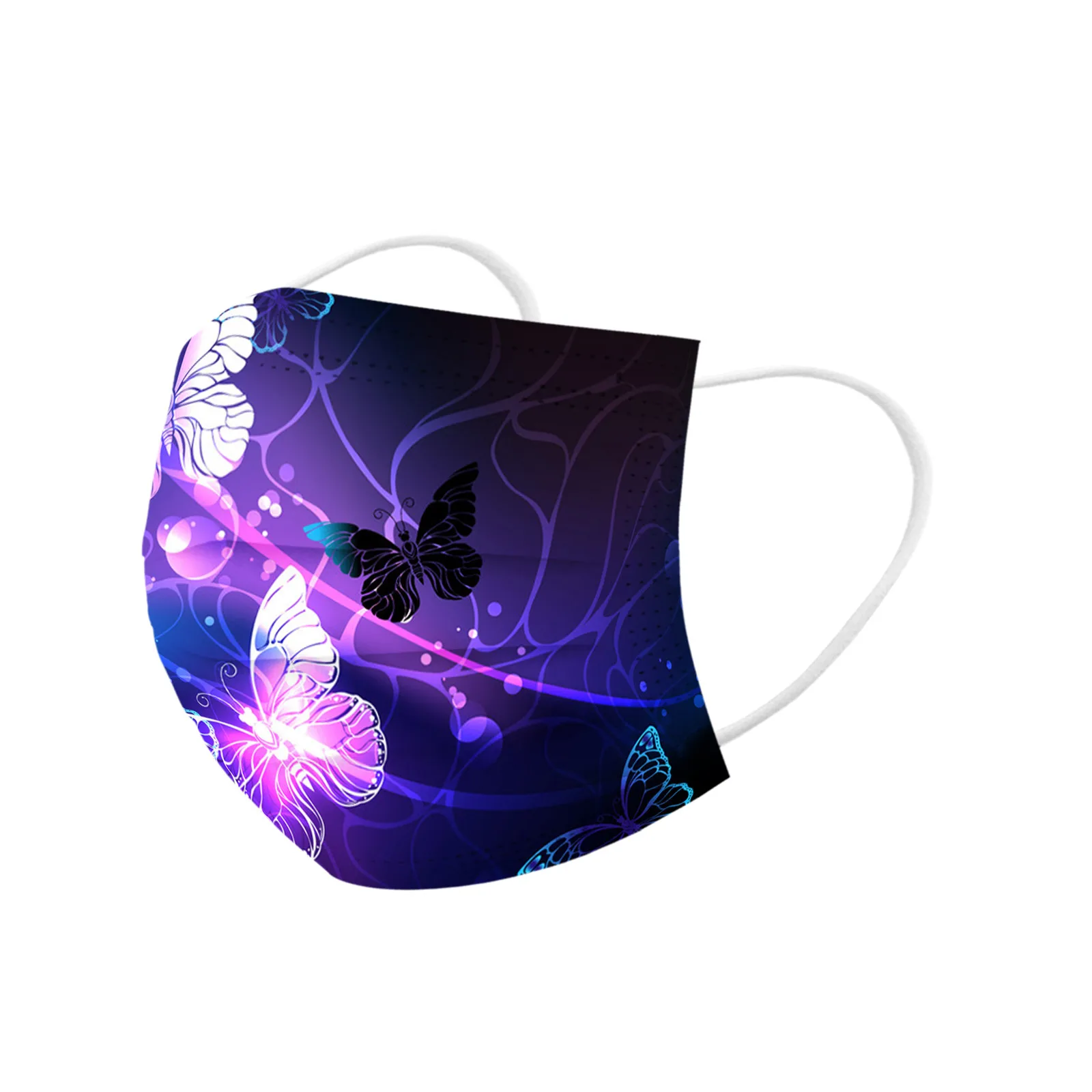 50 шт. взрослых бабочка маски одноразовая маска для лица Защитная нетканый