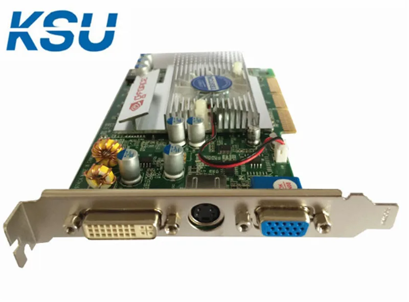 Высококачественная видеокарта nVIDIA GeForce FX5200 AGP 128M VGA/DVI 4x 8x|Компьютерные кабели и