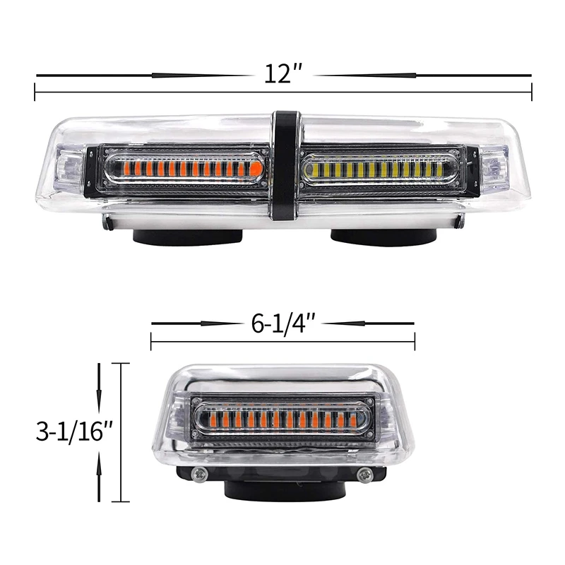 

72 LED Strobe Light LED Emergency Strobe Light Car Warning Light 12V-24V Universal Ceiling Light for Trucks