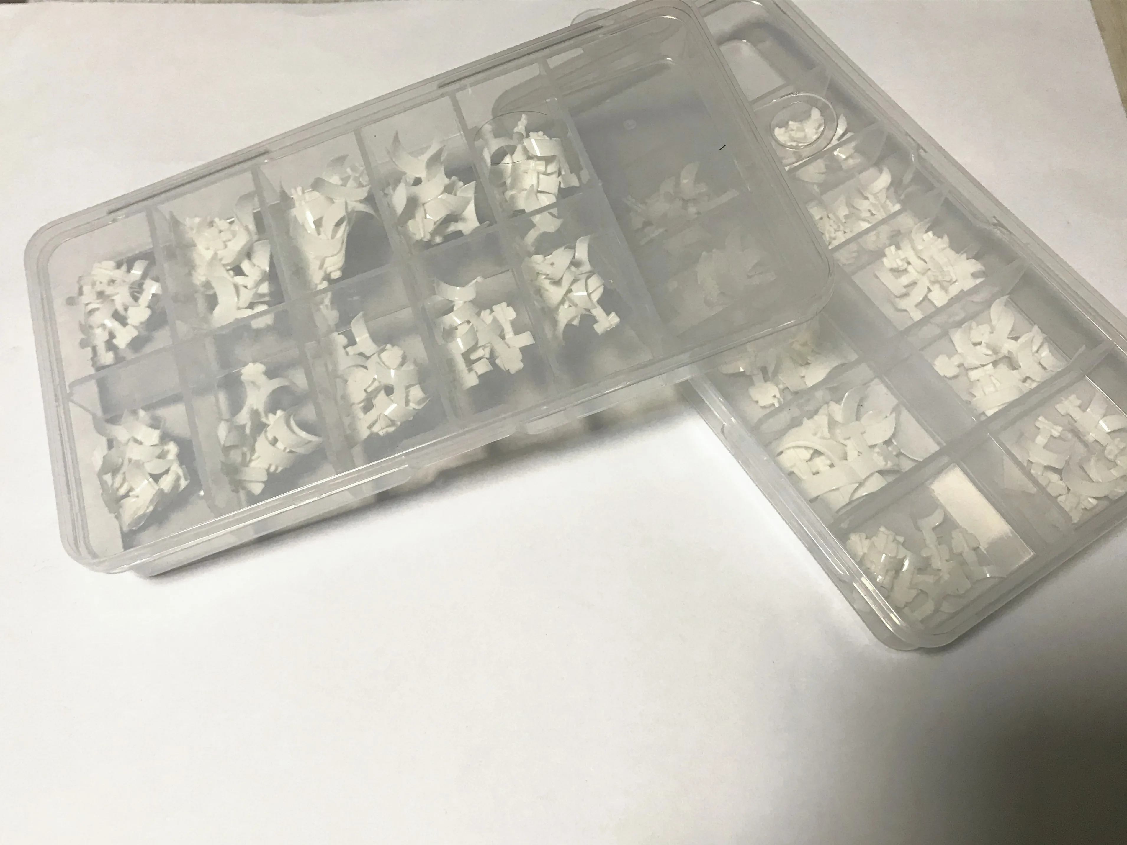 100 шт. Мини французский Ложные Акриловые для Неил арта украшения кончиков ногтей