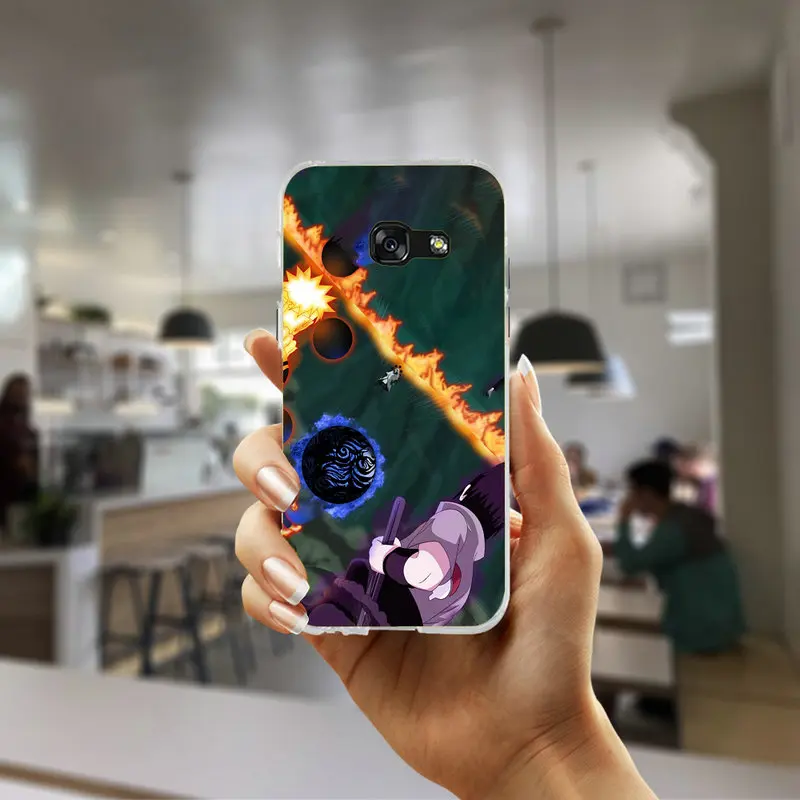 Ботинки в стиле аниме «Naruto для Samsung Galaxy J3 J4 J5 J6 J7 J8 A3 A5 A7 Coque сумки Силиконовые мягкие чехлы для телефонов