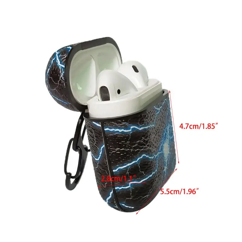 

Durable Leather Earphone Case for Airpods Protective Cover Wireless Bluetooth Earphone Accessories