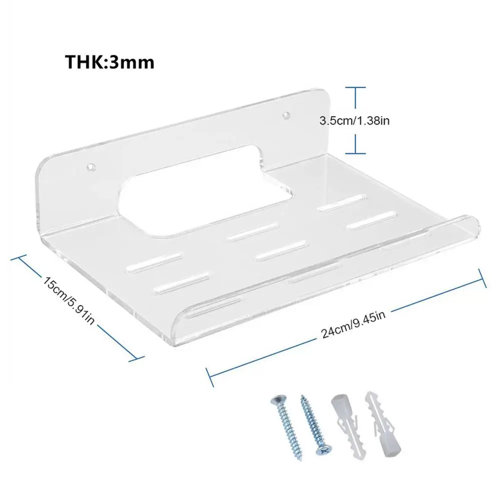 Акриловый настенный кронштейн для роутера легкая установка плавающий роутер