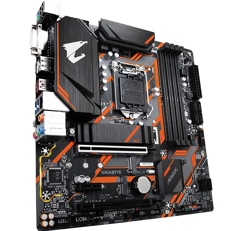 

New desktop motherboard Gigabyte B360M Aorus PRO original motherboard LGA 1151 DDR4 DVI VGA HDMI B360 E-sports game computer