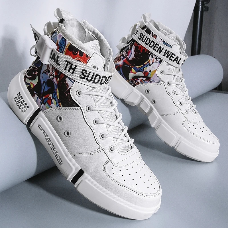 Mring/Мужская обувь в китайском стиле Молодежная с высокой талией Зимняя мужская