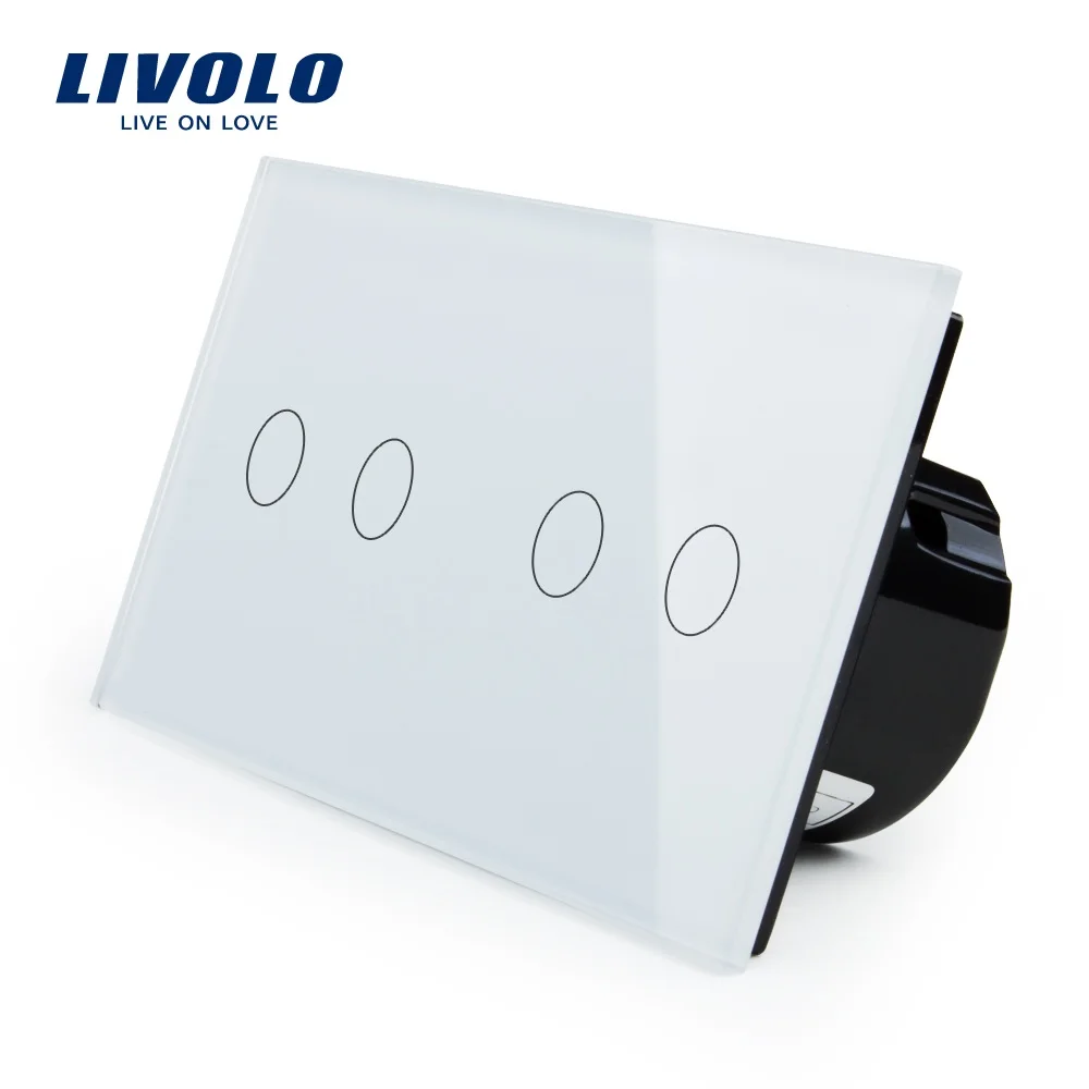 Livolo Easy Life 4 бандовый сенсорный экран с дистанционным управлением роскошная