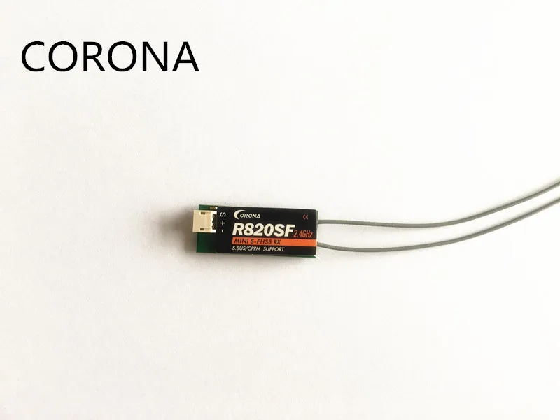 Receptor Sbus CORONA R820SF 2,4 GHz S-FHSS/FHSS RX Compatible con T4YF T6J T6K T8J T10J 12FG T14SG T18MZ Mini Micro FPV RC Drone-0