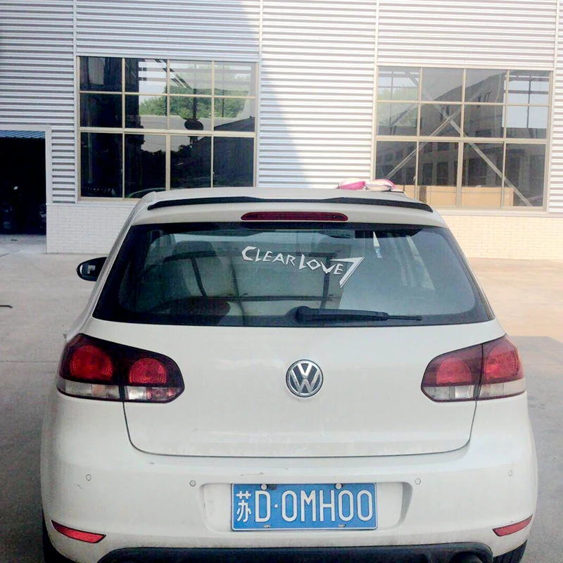 

for Volkswagen GOLF MK6 R20 spoiler 2010-2013 GOLF 6 spoiler quality ABS material rear wing color rear