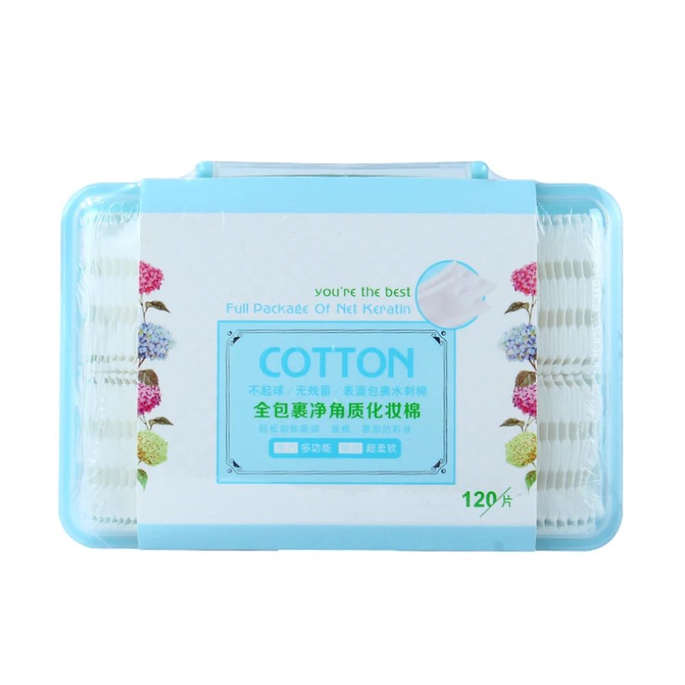 120 шт./кор. Косметика Ватные диски макияж салфетки для удаления мягкие тени век