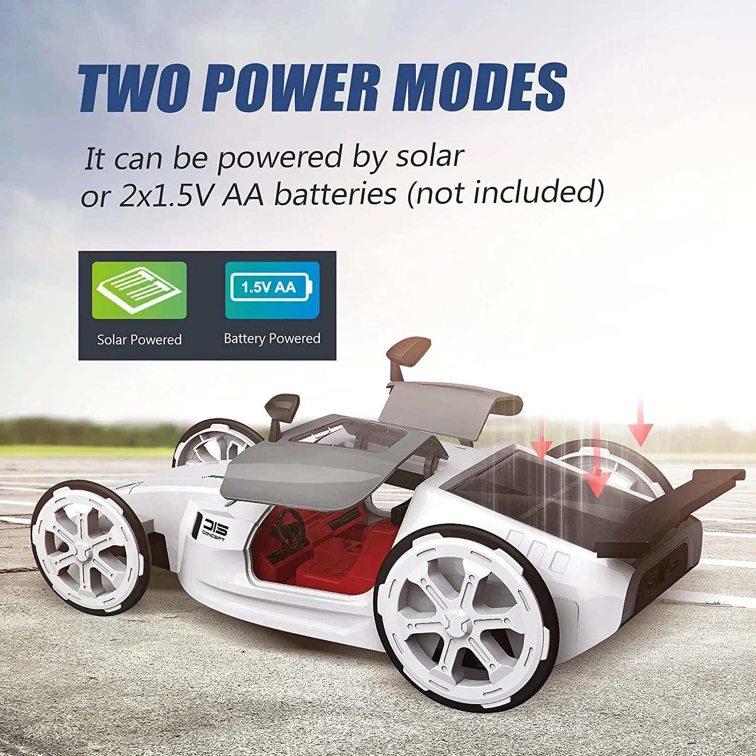 Робот-набор обучающий на солнечной батарее с питанием от батареи | Игрушки и