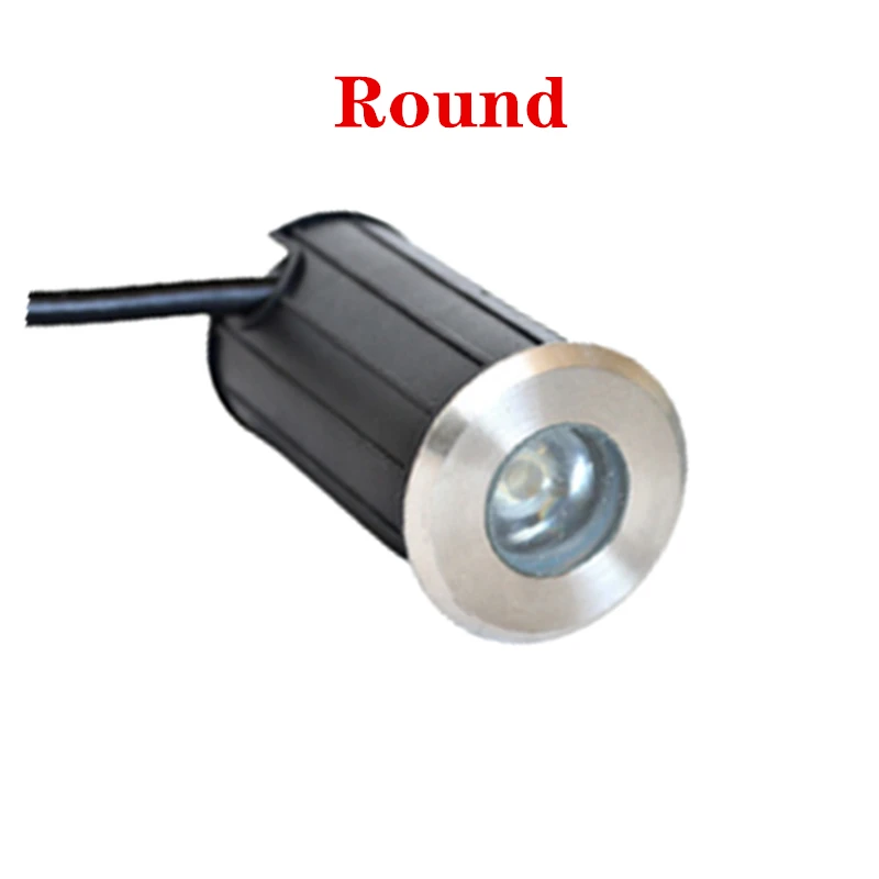 IP68 1 Вт Светодиодный подводный прожектор наземный садовый светильник для дорожек