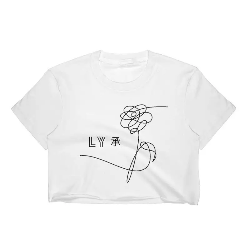 

Новое поступление от Stay true, короткий топ Love Yourself, модная укороченная футболка, Футболка K-pop, эстетическая одежда, хипстерские футболки, Пряма...