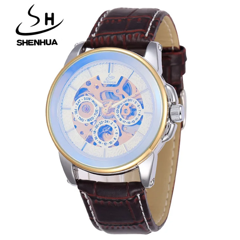 Часы мужские механические с автоподзаводом на ремешке|Мужские часы| |